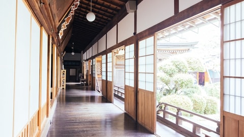 Interior entrance