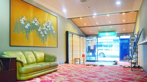Interior entrance