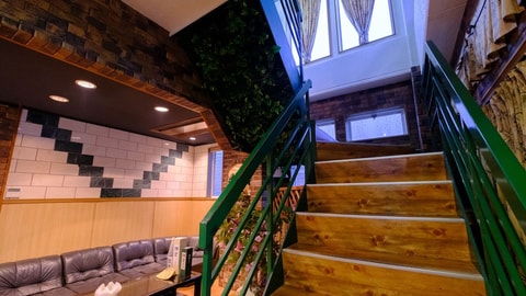 Interior entrance