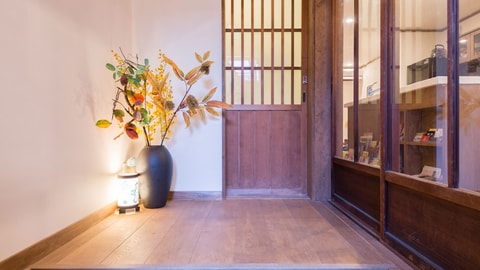 Interior entrance
