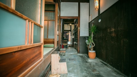Interior entrance