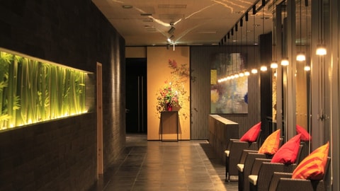 Interior entrance