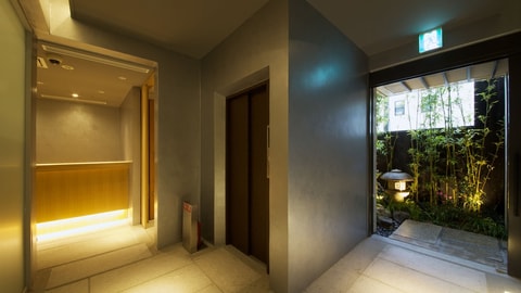 Interior entrance