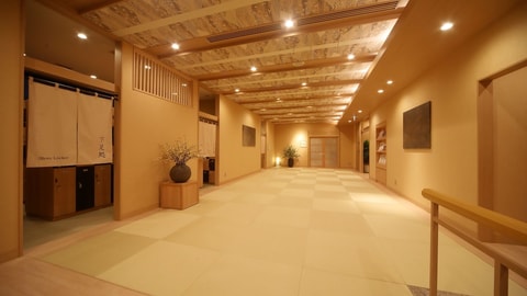 Interior entrance