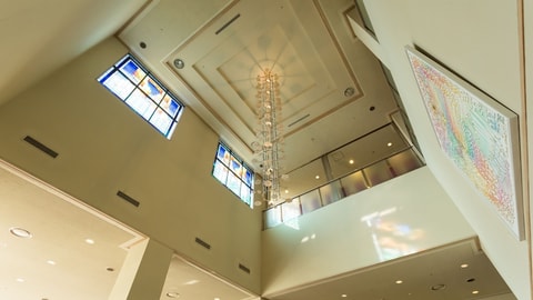 Interior entrance