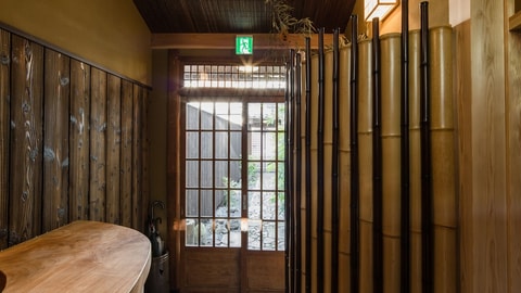 Interior entrance