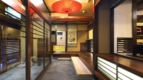 Interior entrance