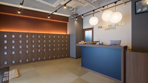 Interior entrance