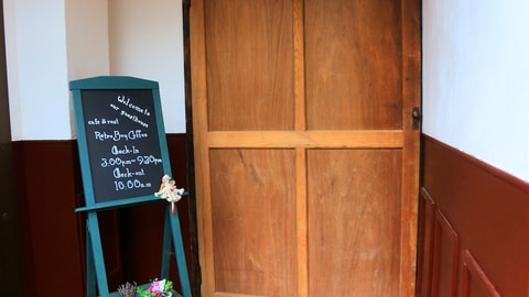 Interior entrance