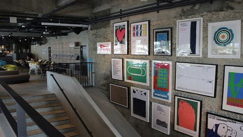 Interior entrance