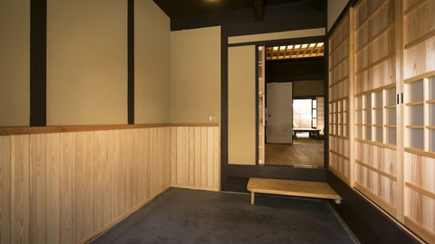 Interior entrance