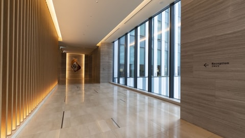 Interior entrance