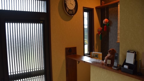 Interior entrance