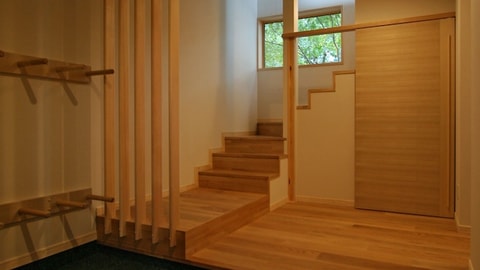Interior entrance