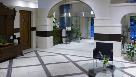 Interior entrance