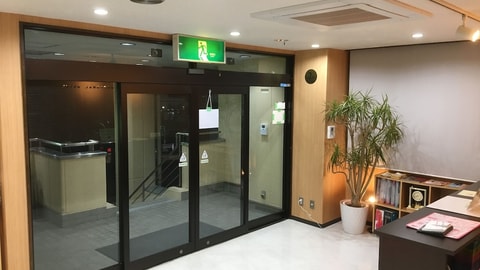 Interior entrance