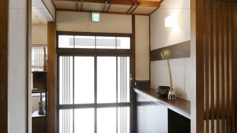 Interior entrance