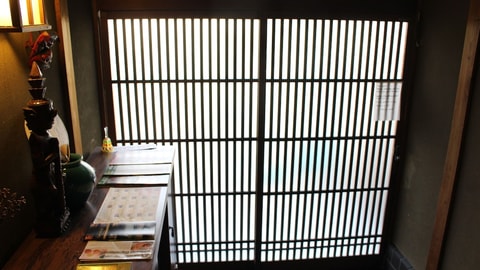Interior entrance