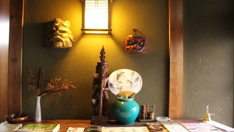 Interior entrance