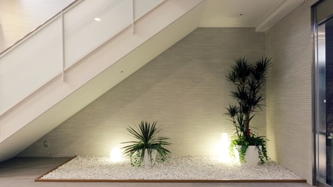 Interior entrance
