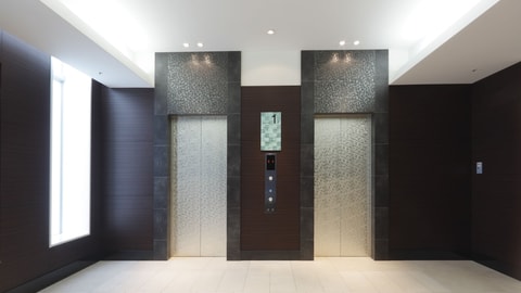 Interior entrance