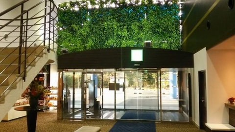 Interior entrance