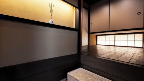 Interior entrance