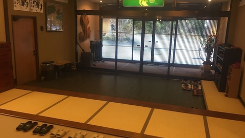 Interior entrance