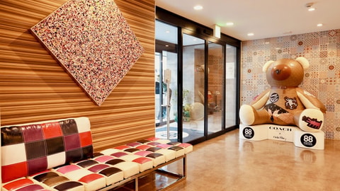 Interior entrance