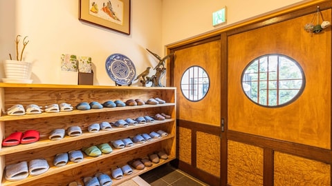 Interior entrance