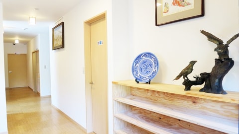 Interior entrance
