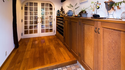 Interior entrance