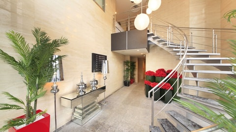 Interior entrance