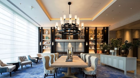 Lobby sitting area