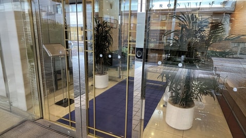 Interior entrance