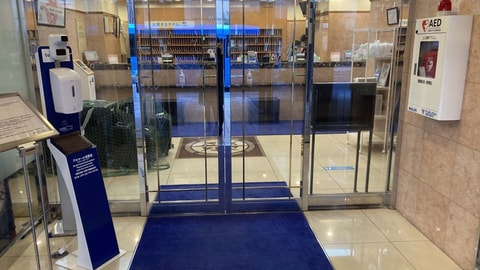 Interior entrance