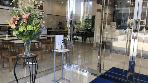Interior entrance