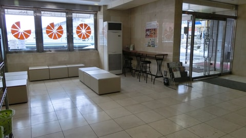 Interior entrance