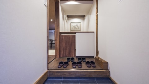 Interior entrance