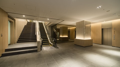 Interior entrance