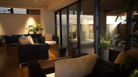 Lobby sitting area