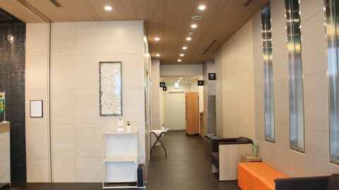 Interior entrance