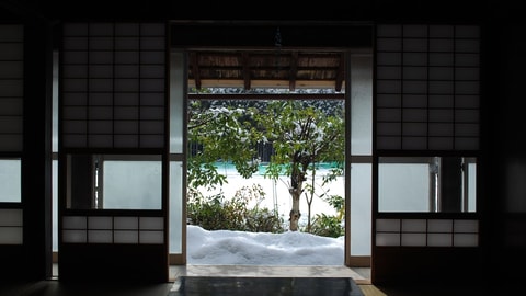 Interior entrance