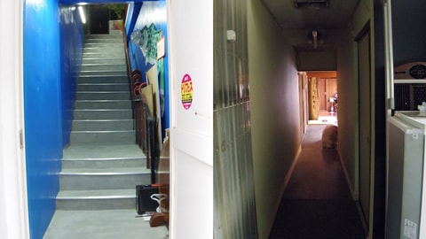 Interior entrance