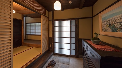 Interior entrance