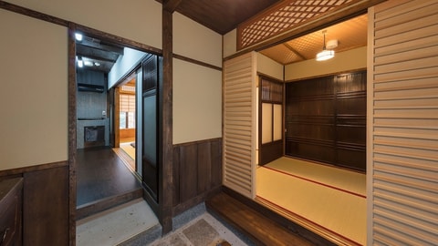 Interior entrance