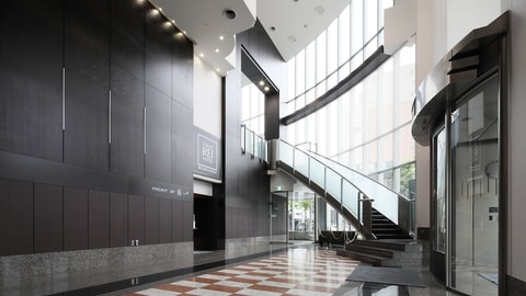 Interior entrance