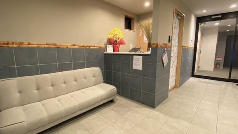 Interior entrance