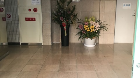 Interior entrance