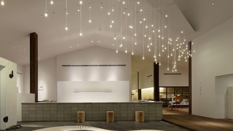 Interior entrance